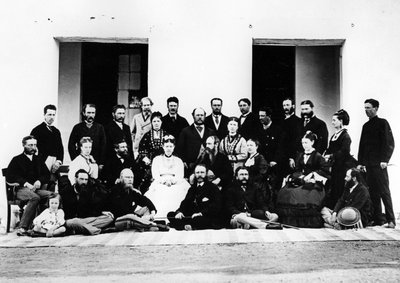 Group at Nixons Oodeypore by British Photographer